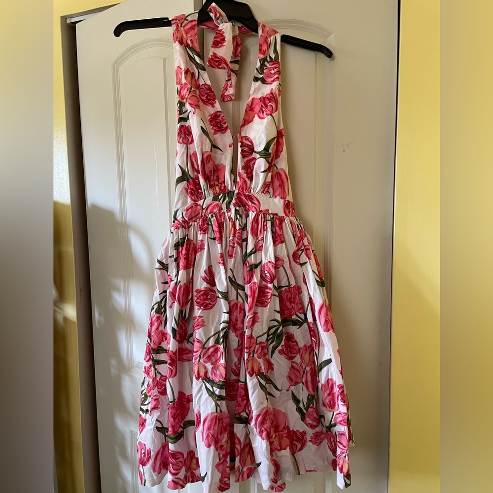 Hearts and found Rose halter dress S
